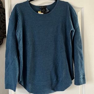 Denim LongSleeve Sweater